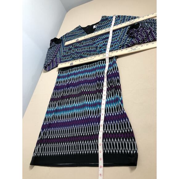 Laundry By Design Women Dress LG Boho Vacation Resort Wear Sleeveless Zip Back - Picture 9 of 11